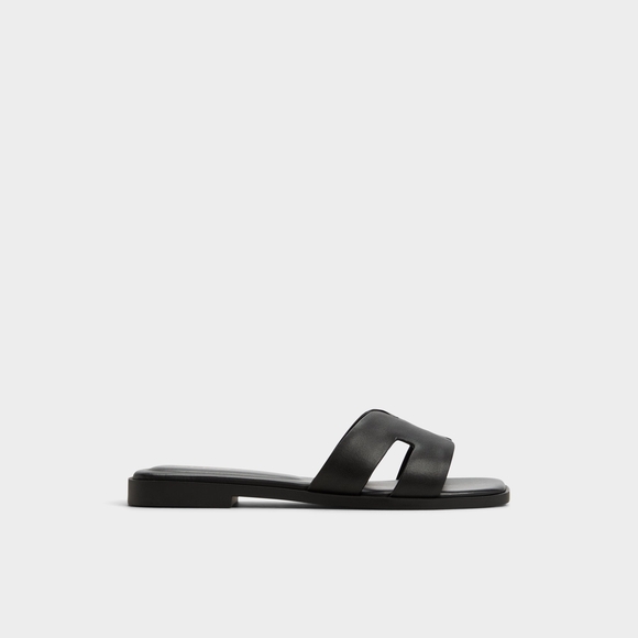 ALDO Women's Black Slide Sandals - Picture 1 of 6